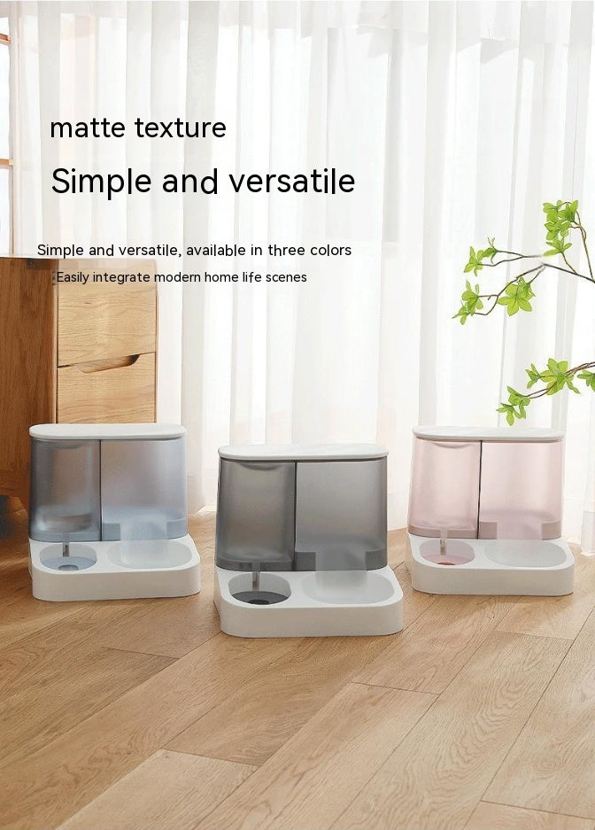 Distributeur Automatique Double — Nourriture & Eau Fraîche pour Animaux Domestiques
