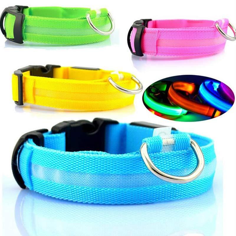 Collier Lumineux LED pour Chiens et Chats – Sécurité Nocturne, Réglable et Résistant à l’Eau