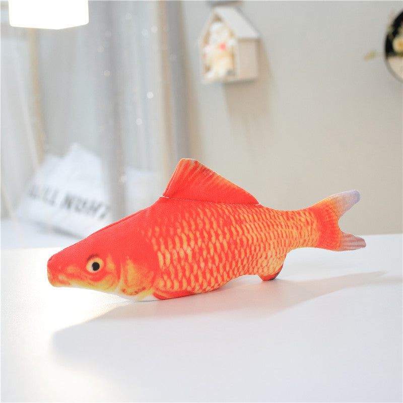 Poisson Électronique Sautillant pour Chat – Jouet Interactif Automatique Sans Herbe à Chat, Rechargeable USB