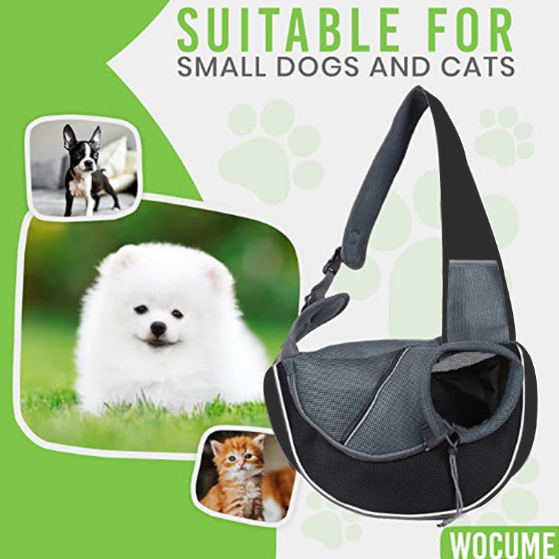 Sac de Transport Bandoulière pour Animaux – Portable, Respirant et Sécurisé pour Chiens et Chats
