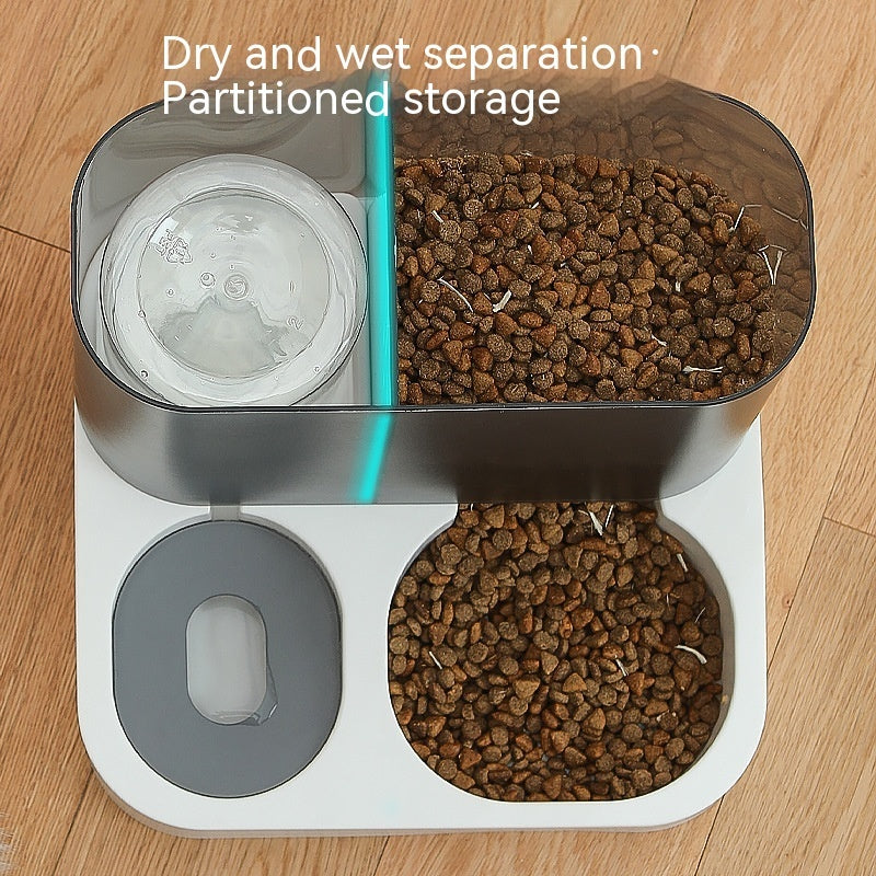 Distributeur Automatique Double — Nourriture & Eau Fraîche pour Animaux Domestiques