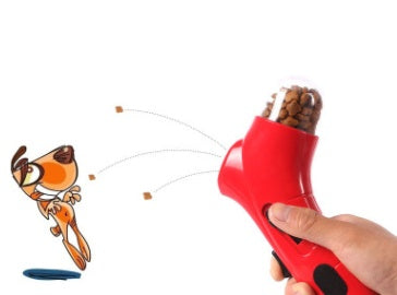 Lanceur de Friandises pour Chiens et Chats – Jouet Interactif Portable avec Poignée Ergonomique