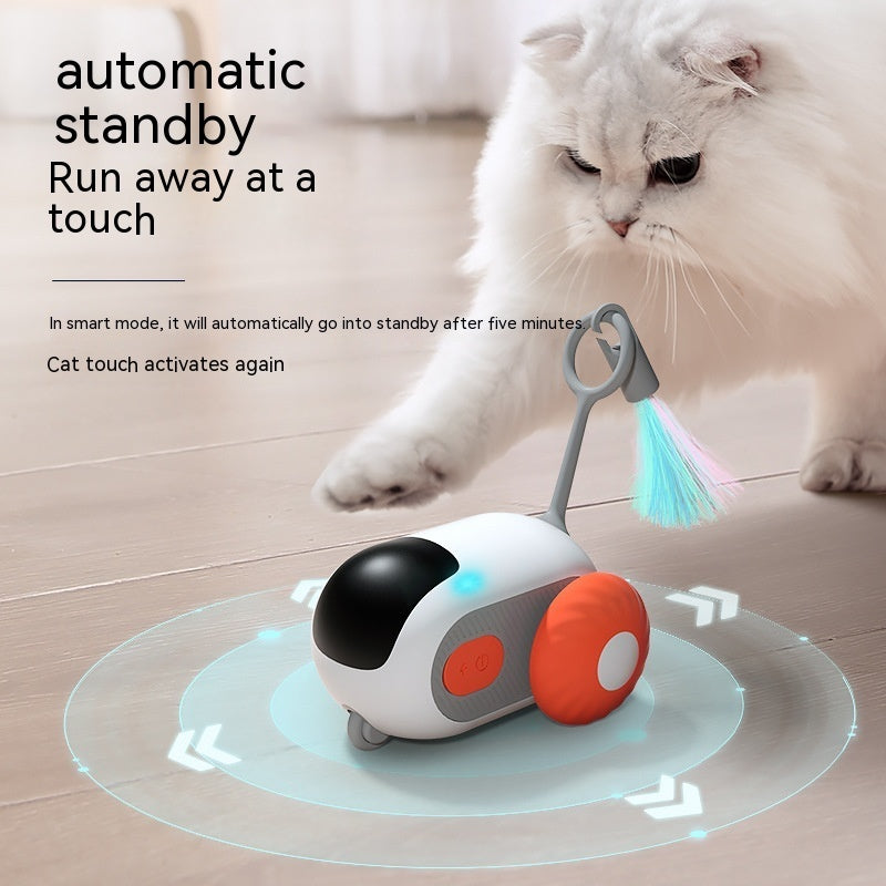 Voiture Interactive Télécommandée pour Chat – Jouet Intelligent Rechargeable pour Chasse et Jeu