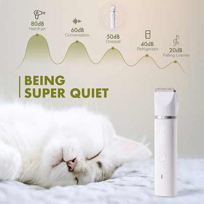Tondeuse 4-en-1 Rechargeable pour Chiens et Chats – Coupe, Finition et Lime à Griffes Professionnelle