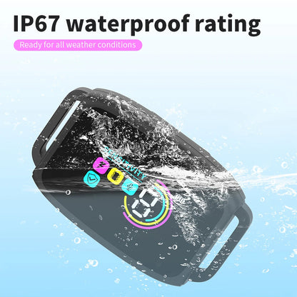 Collier Anti-Aboiement Intelligent pour Chien – Rechargeable, Étanche IP67, Écran HD, Détection AI