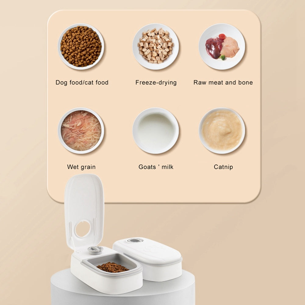 Distributeur Automatique Intelligent pour Animaux – Nourrisseur & Abreuvoir 2-en-1 pour Chats et Chiens