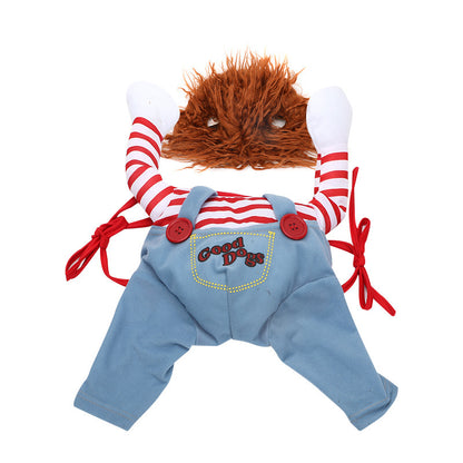 Déguisement d’Halloween pour Chiens et Chats – Costume Drôle et Réglable pour Fêtes et Cosplay