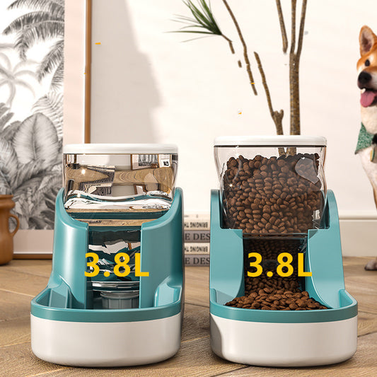 Distributeur Automatique d’Eau et de Croquettes pour Chiens et Chats – Grande Capacité, Pratique et Hygiénique