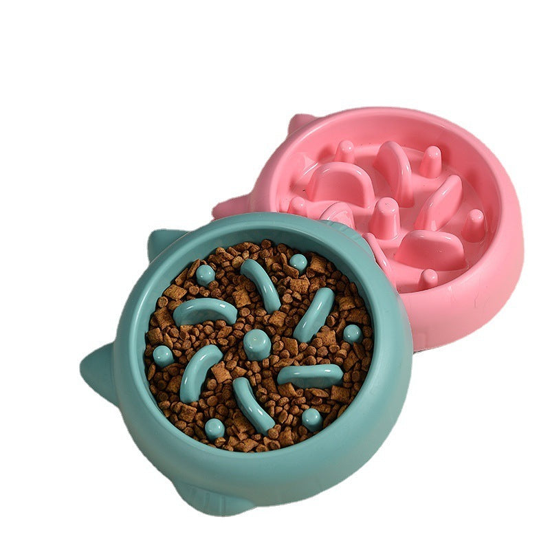 Gamelle Anti-Glouton pour Chiens et Chats – Mangeoire Interactive Anti-Vomissements et Anti-Etouffement