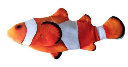Poisson Électronique Sautillant pour Chat – Jouet Interactif Automatique Sans Herbe à Chat, Rechargeable USB