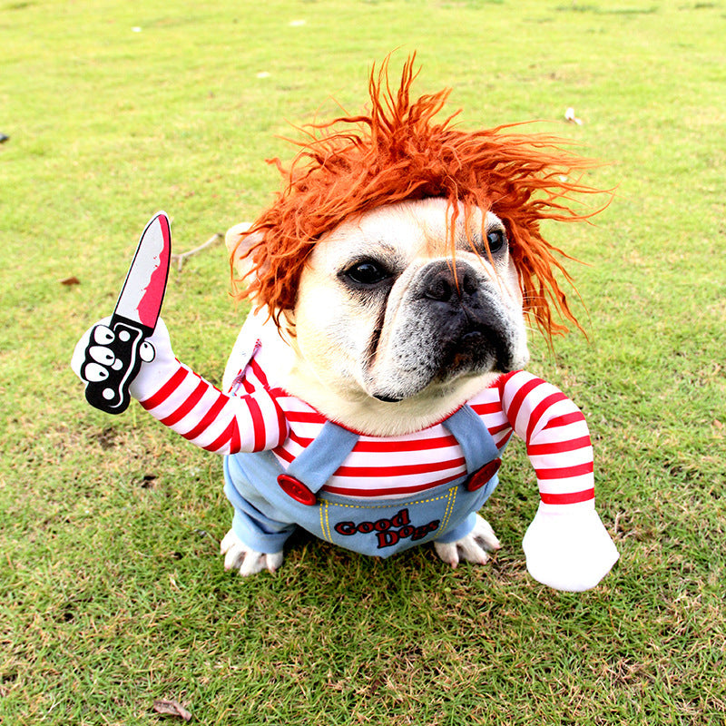 Déguisement d’Halloween pour Chiens et Chats – Costume Drôle et Réglable pour Fêtes et Cosplay