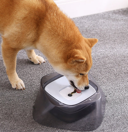 Bol d’Eau Anti-Éclaboussures pour Chiens et Chats – Design Flottant et Anti-Débordement