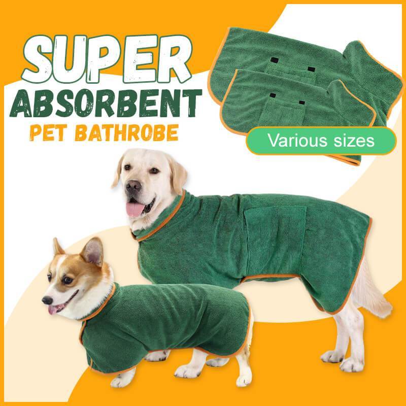 Peignoir Séchage Rapide pour Chien – Microfibre Ultra-Absorbante & Confort Premium