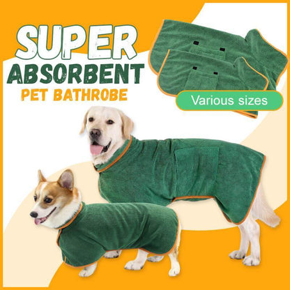 Peignoir Séchage Rapide pour Chien – Microfibre Ultra-Absorbante & Confort Premium