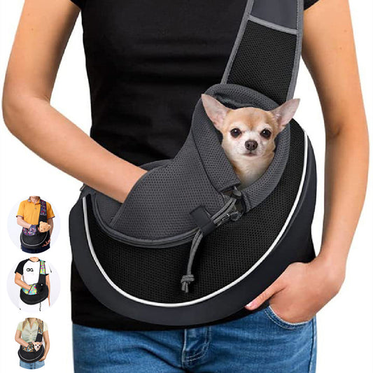 Sac de Transport Bandoulière pour Animaux – Portable, Respirant et Sécurisé pour Chiens et Chats