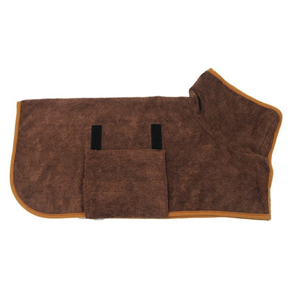 Peignoir Séchage Rapide pour Chien – Microfibre Ultra-Absorbante & Confort Premium
