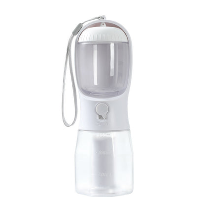 Gourde Multifonction 3-en-1 pour Chien – Eau, Croquettes et Sacs à Déjections – Portable et Pratique