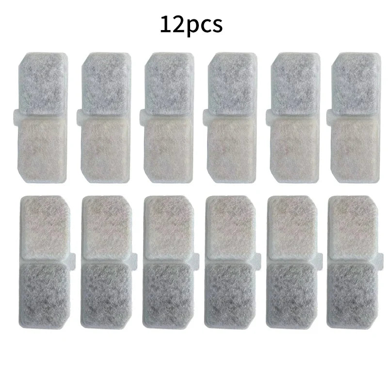 12 filtres pour fontaine à eau pour chat – Accessoires de rechange