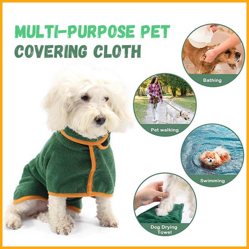 Peignoir Séchage Rapide pour Chien – Microfibre Ultra-Absorbante & Confort Premium