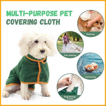 Peignoir Séchage Rapide pour Chien – Microfibre Ultra-Absorbante & Confort Premium