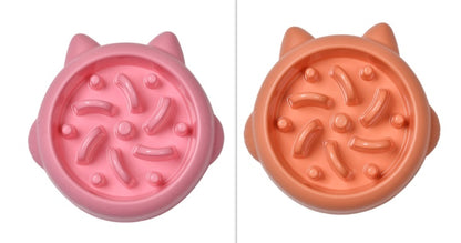 Gamelle Anti-Glouton pour Chiens et Chats – Mangeoire Interactive Anti-Vomissements et Anti-Etouffement
