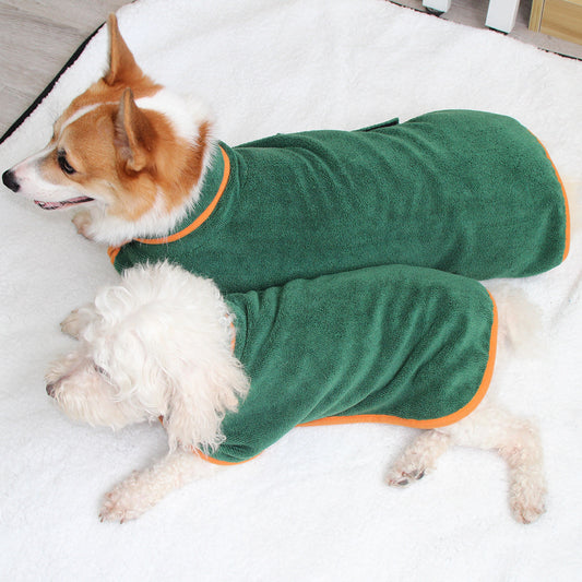 Peignoir Séchage Rapide pour Chien – Microfibre Ultra-Absorbante & Confort Premium