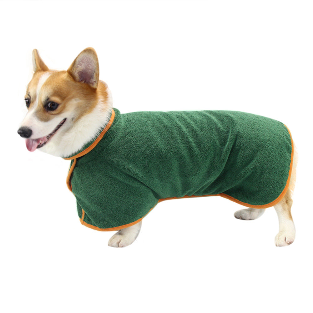 Peignoir Séchage Rapide pour Chien – Microfibre Ultra-Absorbante & Confort Premium