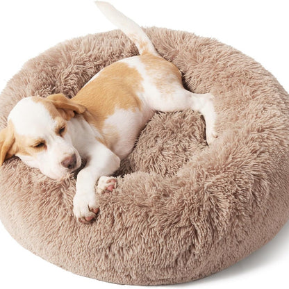 Panier Douillet Antidérapant pour Chien – Rond, Uni et Ultra Moelleux