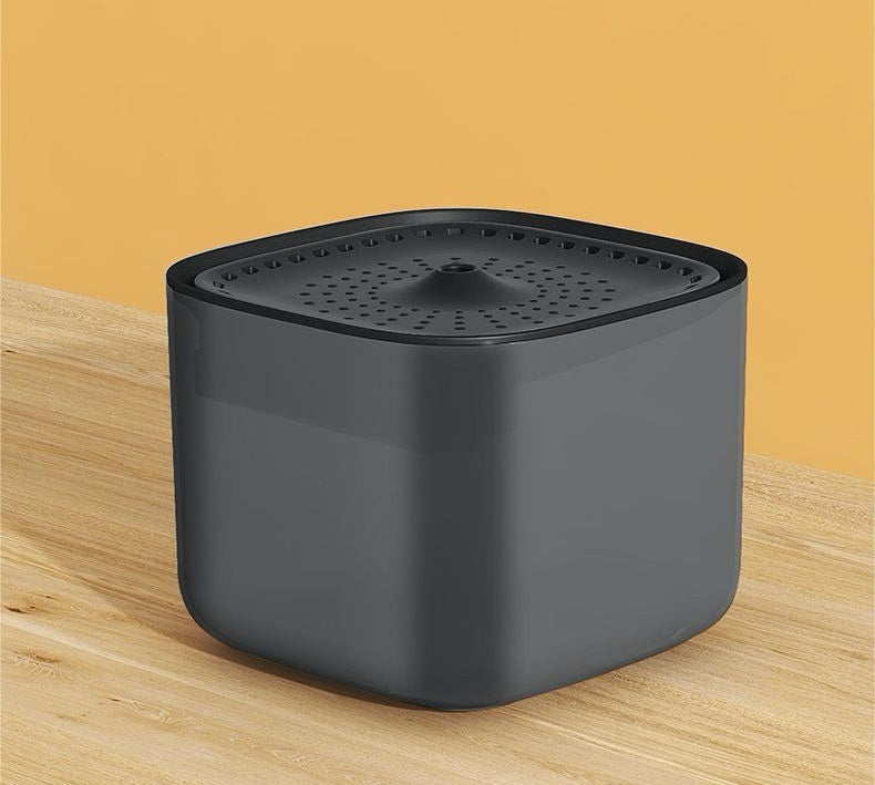 Fontaine à eau noire pour chat avec filtre circulant 3L
